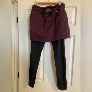 Athleta 2 in 1 skirt/legging Size XL Tall